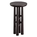 Modern Minimalist Bar Stools With Light Wood And Black Finishes Crossed Leg Design
