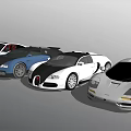 Luxury Sports Cars In Various Colors With Sleek Exteriors And Stylish Designs