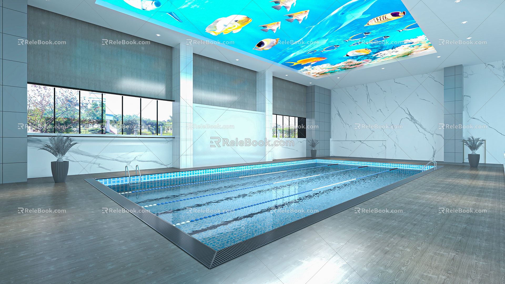 Swimming Pool Modern Swimming Pool 3d model