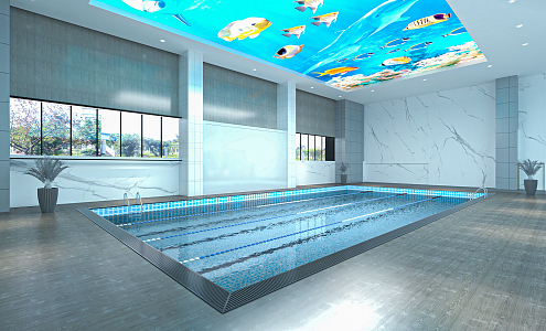 Swimming Pool Modern Swimming Pool 3d model