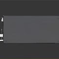 Gray Computer Server Power Supply Unit With Multiple Ports Control Panel And Indicator Lights