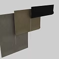 Stylish Fabric Roller Blinds In Beige And Black Wall Mounted Design