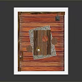 Rustic Medieval Miniature Room Model With Stone Walls Arched Door Wooden Table And Bench