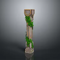 Columns Stone Columns Stone Columns Old Columns Roman Columns Roman Columns Classical Columns Greek Columns 3d model