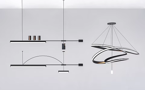 Modern Chandelier Art Chandelier Dining Room Chandelier Living Room Chandelier Long Line Chandelier 3d model