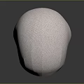 White Lightweight Knitted Mesh Headwear With Sleek Design And Comfortable Fit