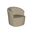 Modern Single Sofa 3d model