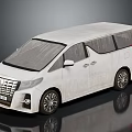 White Modern MPV Car Exterior With Sleek Body And Alloy Wheels