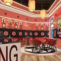Traditional Martial Arts Training Space With Cultural Decor