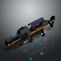 rifle semi-automatic rifle combat rifle battle rifle carbine war rifle attack rifle 3d model