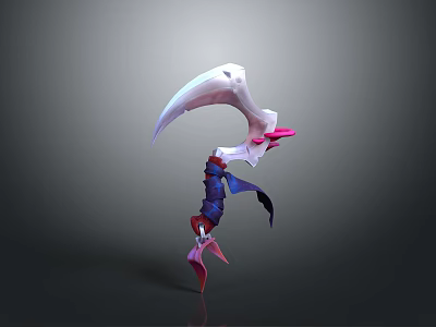 Sickle Narrow Fan Sickle Wide Fan Sickle Moon Bud Sickle Small Sickle Death Sickle Large Sickle Small Sickle 3d model