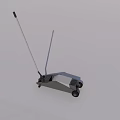 Industrial Heavy Duty Hydraulic Jack Equipment Featuring Wheels Handle And Lifting Mechanism