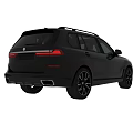 Black BMW SUV With Modern Sleek Exterior And Alloy Wheels Design