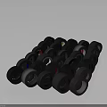 Automotive Wheel Rims Various Styles And Colors For Car Parts Collection