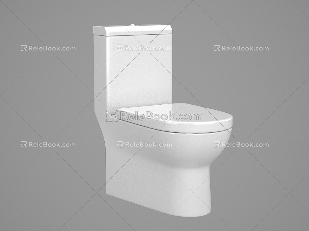 Modern toilet 3d model