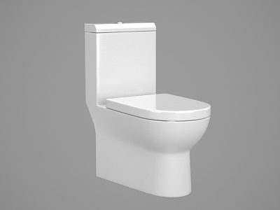 Modern toilet 3d model