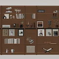 Modern Simple Bookshelf Floor-Standing 3d model