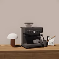 Coffee machine table lamp coffee appliances 3d model