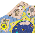 Children's Play Area Design With Colorful Play Structures And Safe Outdoor Zones