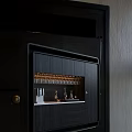 Modern Wine Cabinet Design With Double Units Dark Gray Cabinetry Glass Doors And Wine Racks