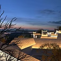 Traditional Tile Roof Design With Modern Architectural Elements At Dusk