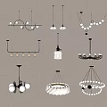 Stylish Ceiling Pendant Lights With Various Designs Round Shapes And White Globes