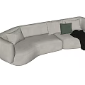 Modern Multiplayer Sofa 3d model