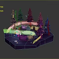 Game Environment Game Scene Fairy Tale Scene Fairy Tale Magic Scene Magic Item Fantasy Scene 3d model