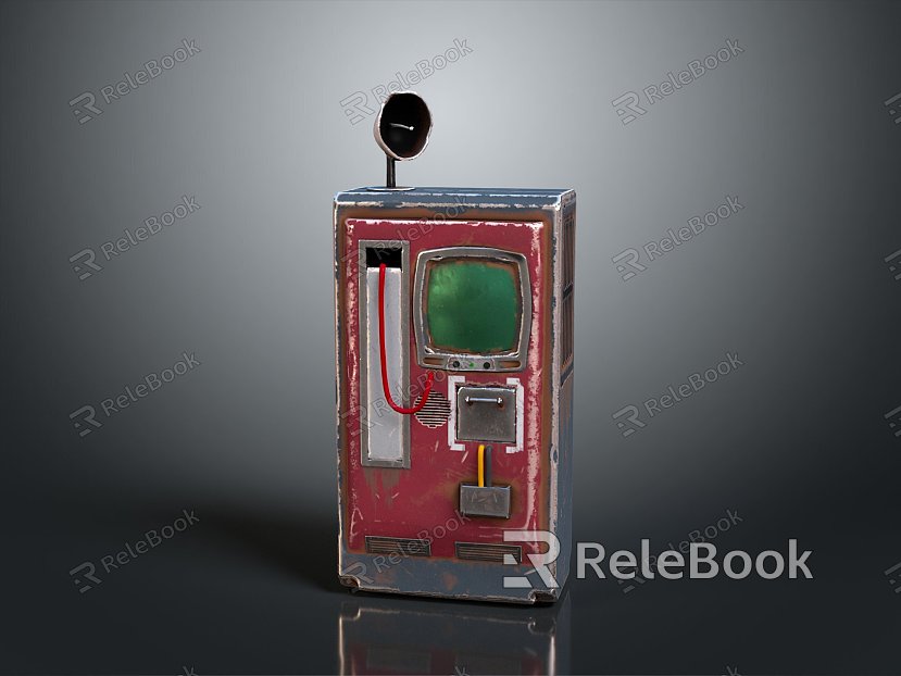 Telephone Booth Public Telephone Booth Public Telephone Public Facilities Public Equipment Public Telephone Coin Telephone model