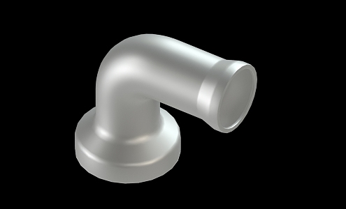 Modern Pipe Parts 3d model