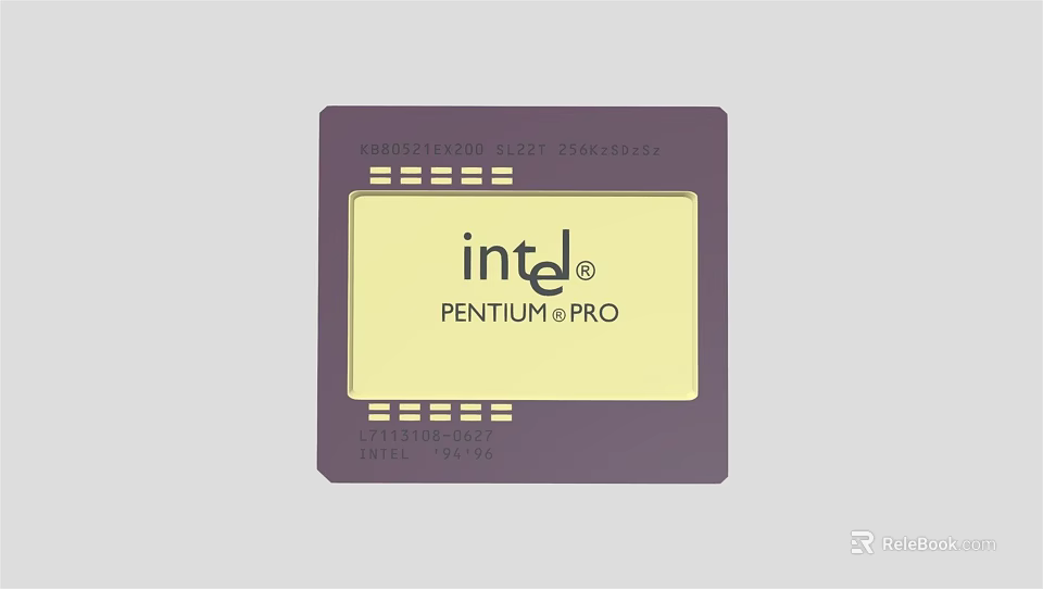 High Performance Intel Pentium Pro Processor For Industrial Computing Equipment Applications 3d model 
