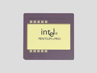 High Performance Intel Pentium Pro Processor For Industrial Computing Equipment Applications 3d model