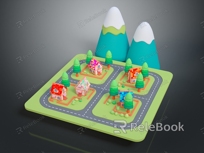 Game Environment Game Scene Fairy Tale Scene Fairy Tale Magic Scene Magic Item Fantasy Scene model