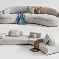 Modern Multiplayer Sofa 3d model