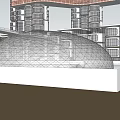 Modern High Rise Building Architectural Design With Glass Curtain Walls Lower Base And Pedestrians