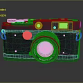 DSLR Camera Card Machine Digital Camera Digital Camera Photographic Equipment 3d model