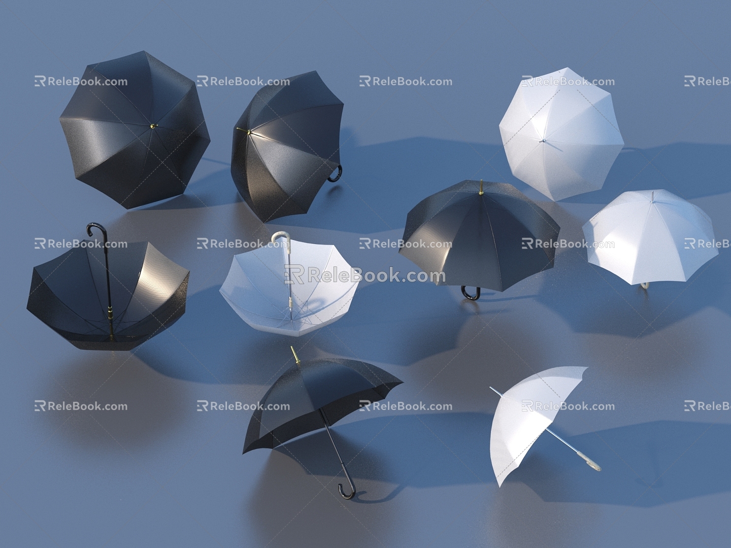 Umbrella Umbrella Sun Umbrella Water Umbrella Water Shoes Life Supplies 3d model