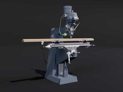 Vertical milling machine Milling machine 3d model