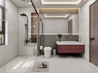 Modern Toilet Rock Board Toilet 3d model