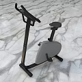 Stationary Bike For Home Gym With Modern Design On Marble Floor