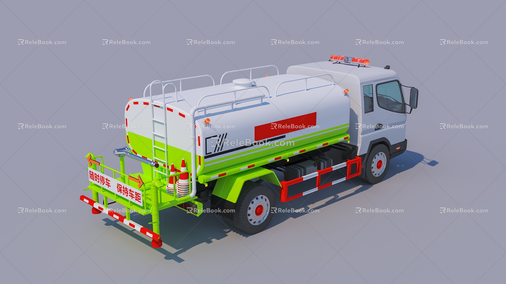 Sprinkler spray truck municipal sprinkler 3d model