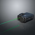 EOTech Tactical Black Weapon Laser Sight Device Emitting Green Laser Beam
