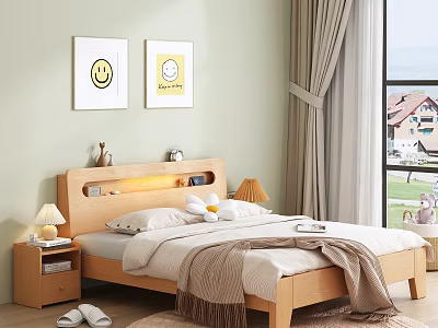 Children's bed 3d model