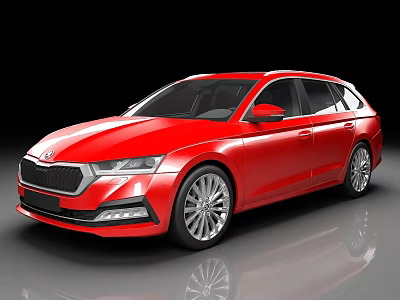 Skoda Octavia Travel Edition Touring Car 2020 3d model