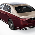 Hyundai Mercedes-Benz Maybach Sedan Luxury Car 3d model