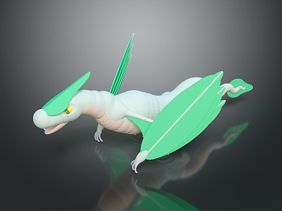 Modern Monster Carto Dragon Monster 3d model