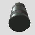 Industrial Equipment Green Rustic Metal Barrel For Industrial Storage Applications