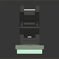 Detailed Switch Panel Design Featuring Internal Circuit Board And Electronic Components