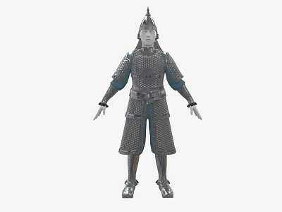 Ancient Medieval Full Body Metal Armor As Warrior Protective Weapon Gear 3d model