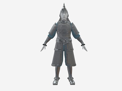 Chinese Armor Soldier Armor Ancient Iron Armor 3d model